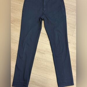 3/$18 Bogliono Men’s Classic Navy Trousers 97%Cotton Quiet Luxury Sz.50/33”